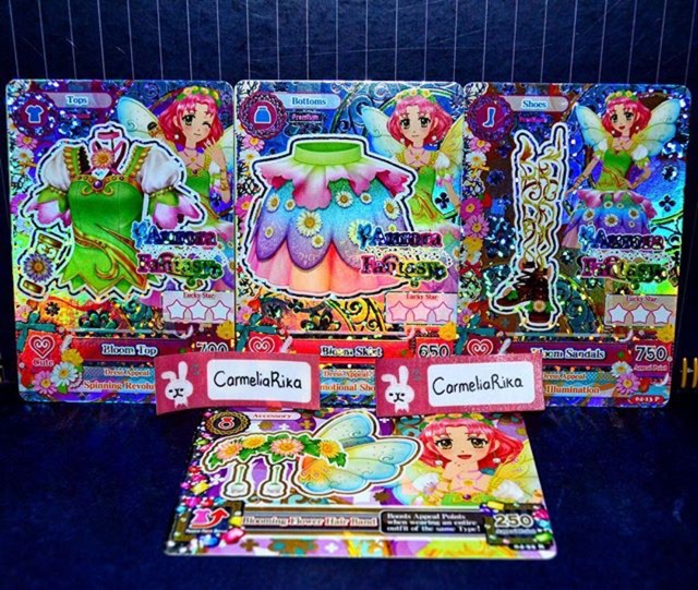 KARTU AIKATSU PREMIUM CARD VERSI 1 SERI 4 SAKURA KITAOJI BLOOMING COORD AURORA FANTASY