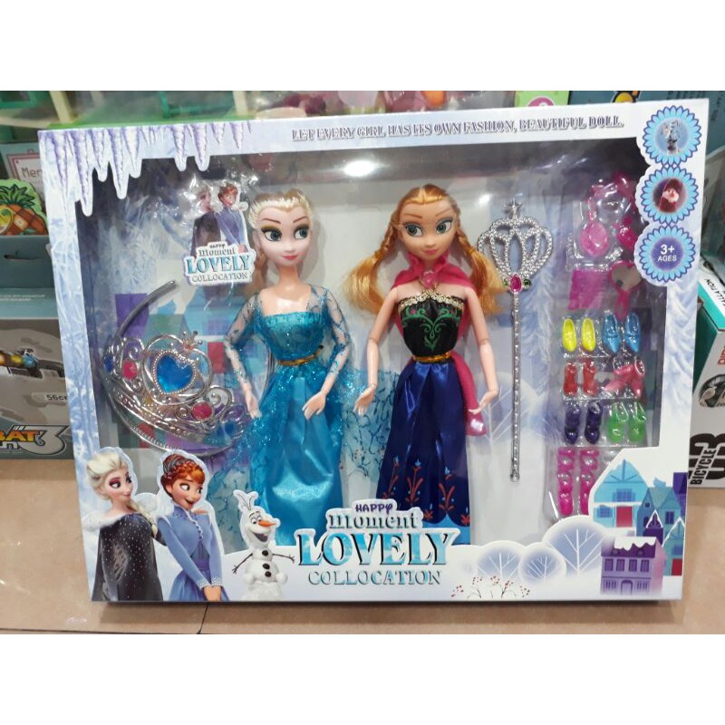 barbie frozen elsa dan ana