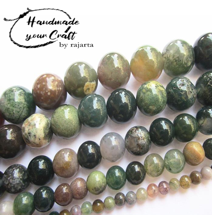 Natural Indian Agate Beads Batu Alam