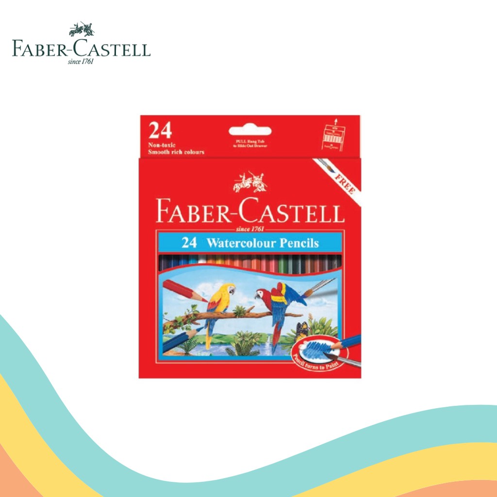 

PENSIL 24 WARNA FABER CASTELL WATER COLOUR (1 PCS)