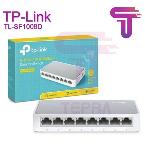 TP-LINK TL SF1008D 8-Port 10/100Mbps Desktop Switch