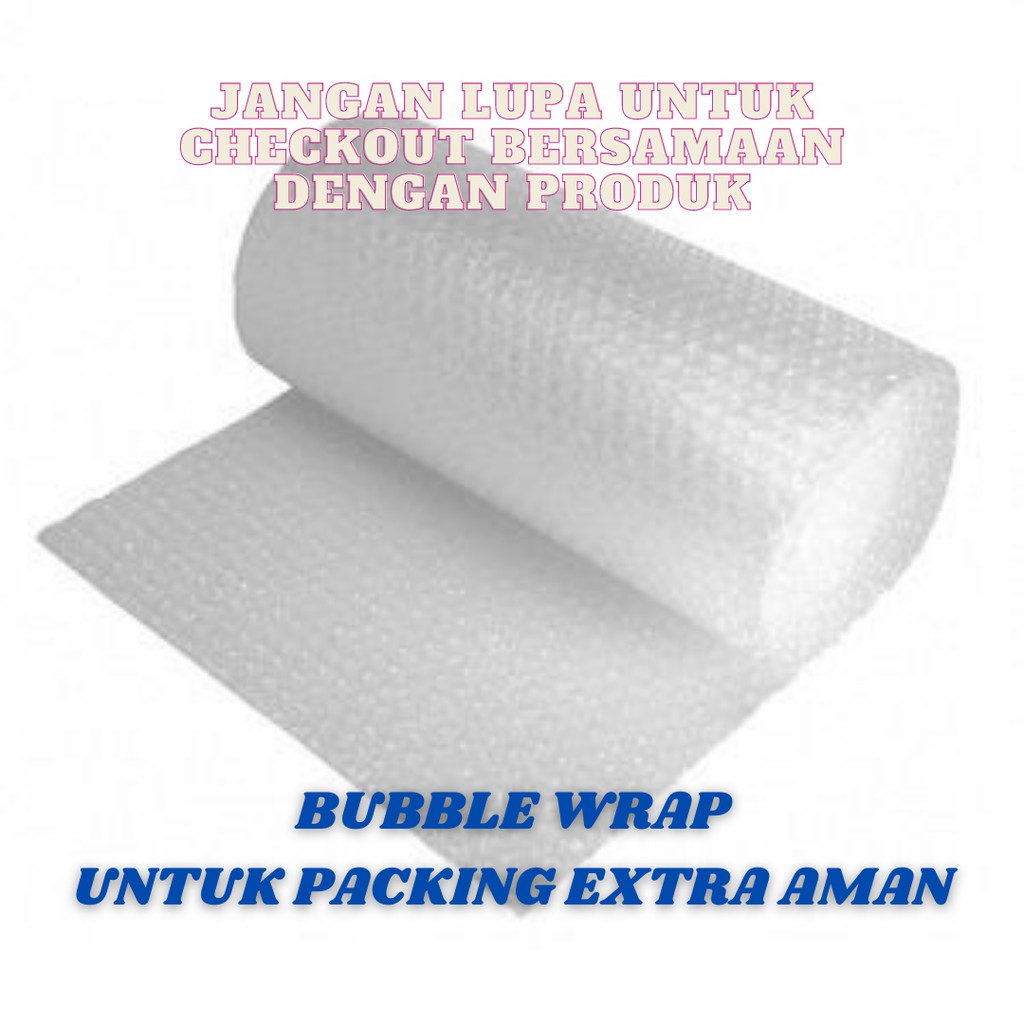 

BUBBLE WRAP TAMBAHAN PACKING LEBIH AMAN