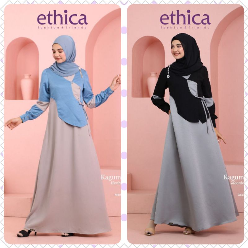 GAMIS ETHICA KAGUMI 229 HERITAGE BLUE DAN MOONLESS BLACK