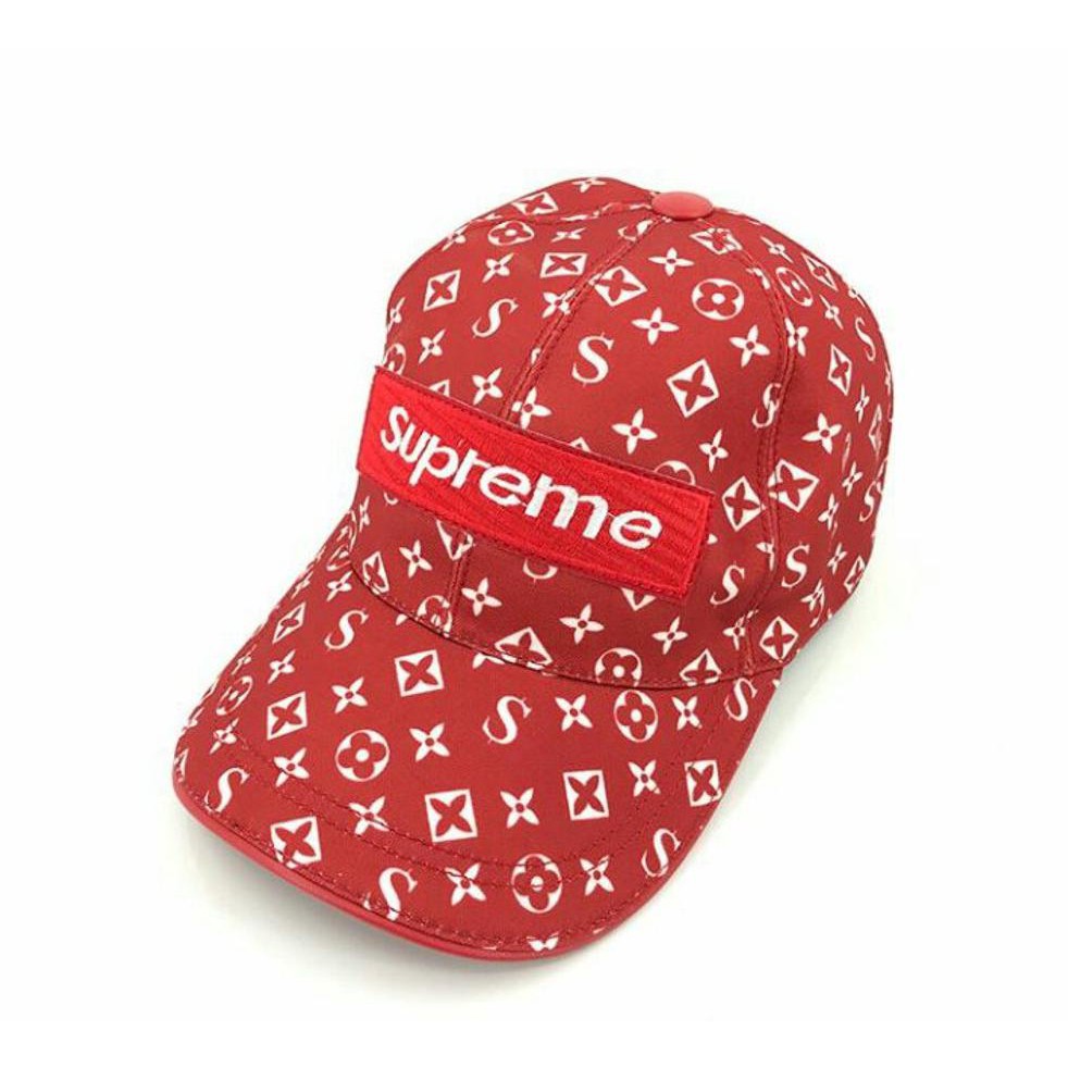 MURAH LV SUPREME CAP RED MIRROR QUALITY MURAH MERIAH