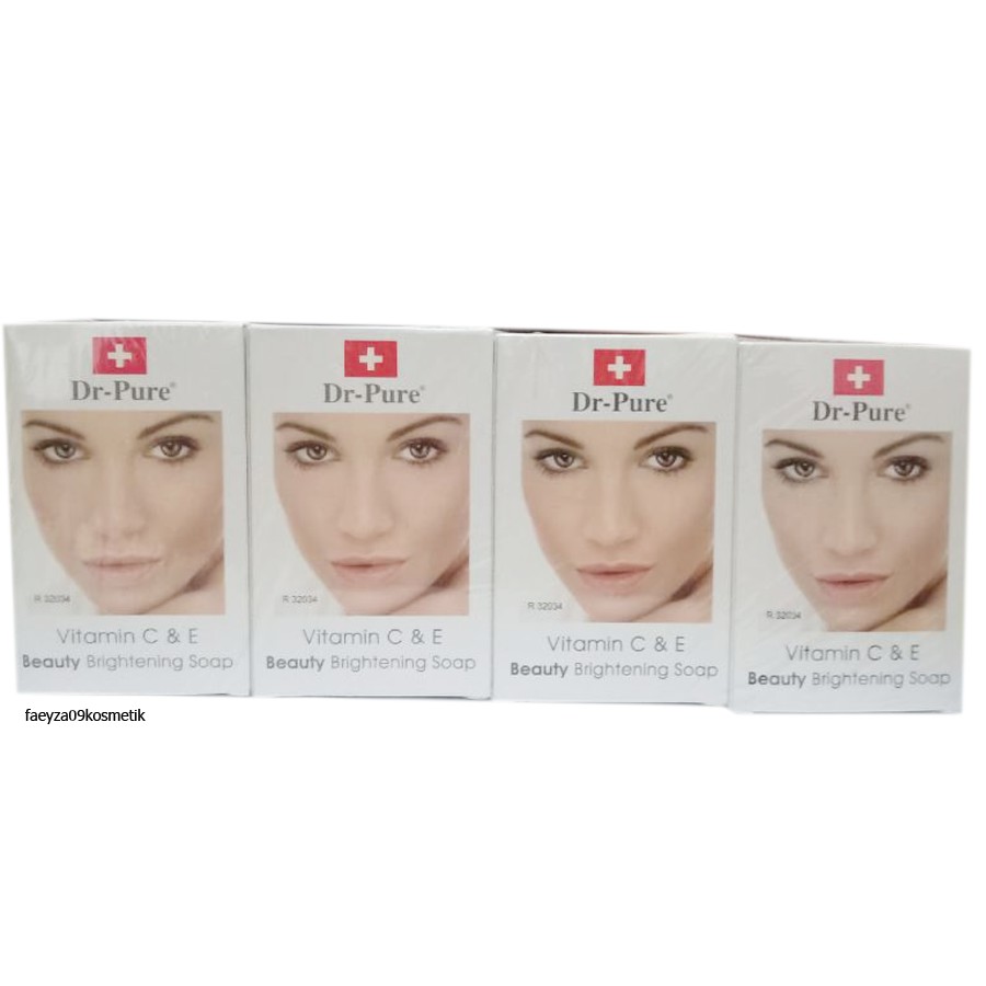 sabun dr. pure acne care brightening soap bpom sabun dr pure