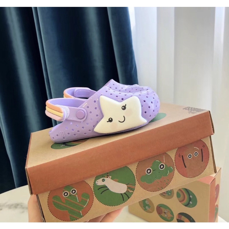 Sepatu sandal anak minimelissa fabula star purple