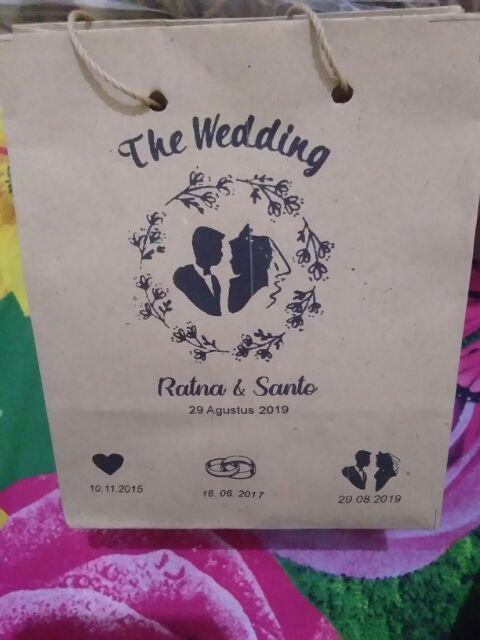 Paper Bag Tempat Mangkok  Bola 11x6x12