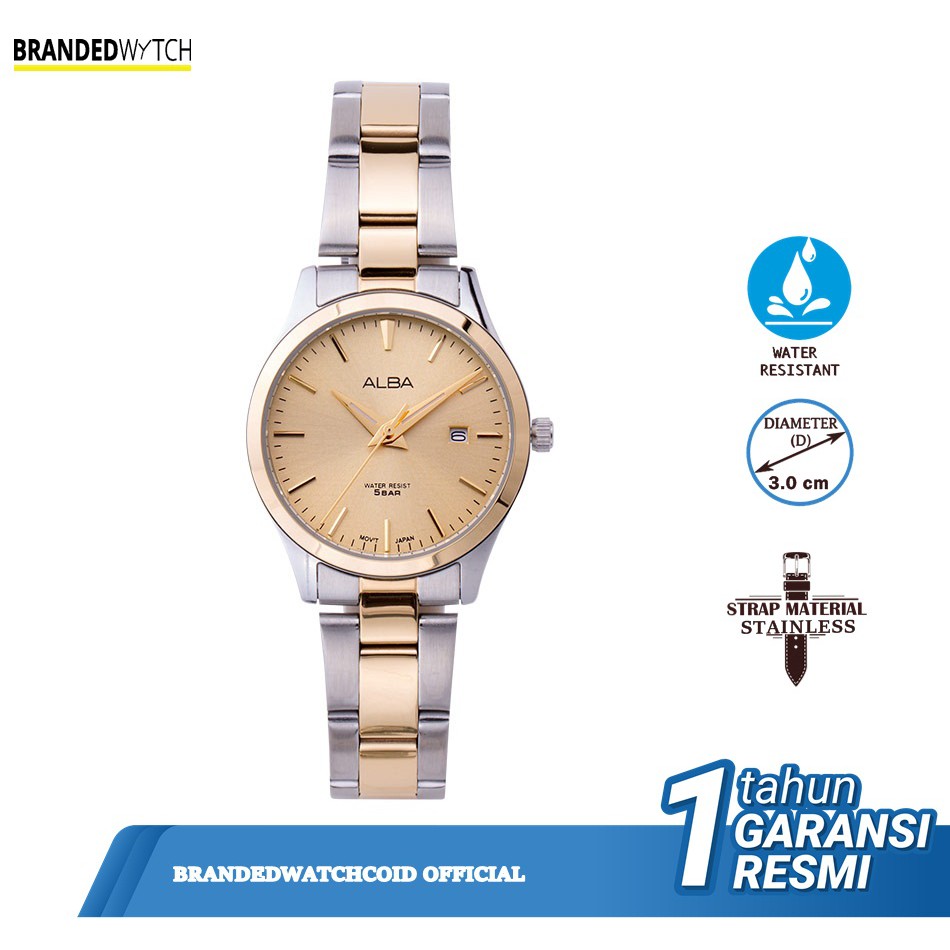Alba AH7Y02X1 Jam Tangan Wanita Alba AH7Y02 Original Diameter 3,0 cm