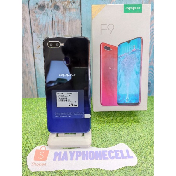 Hp Oppo F9 Ram 6GB Internal 64GB 6/64 4/64 Second Seken Bekas Sekn Sken Fullset Batangan Bergaransi 