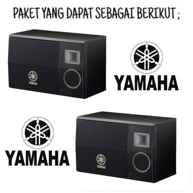 Karaoke Set Yamaha 10 Inch Ampli Bluetooth / Bisa Karaoke Di Smart Tv