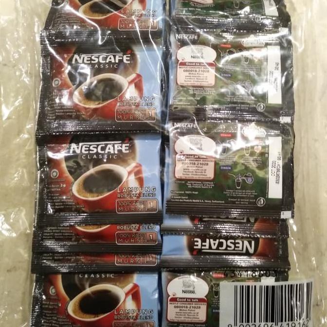 

Kopi Nescafe Classic Sachet - 2 gr x60 sachets SPECIAL