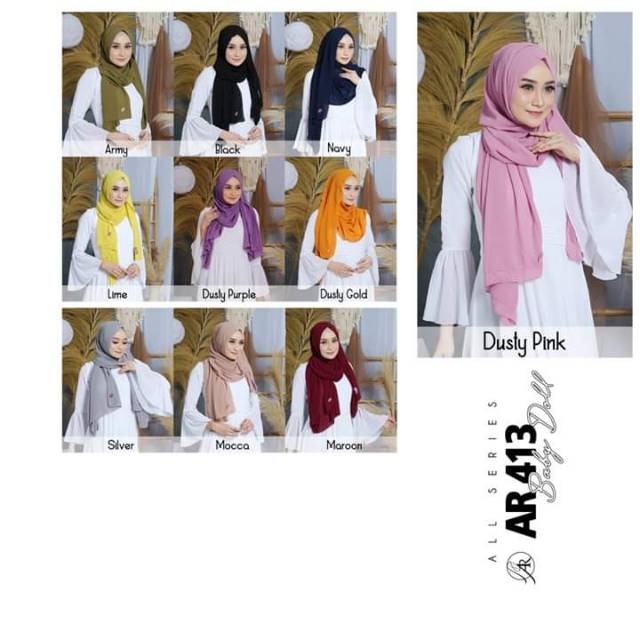 HIJAB ARRAFI AR 413 PASHMINA