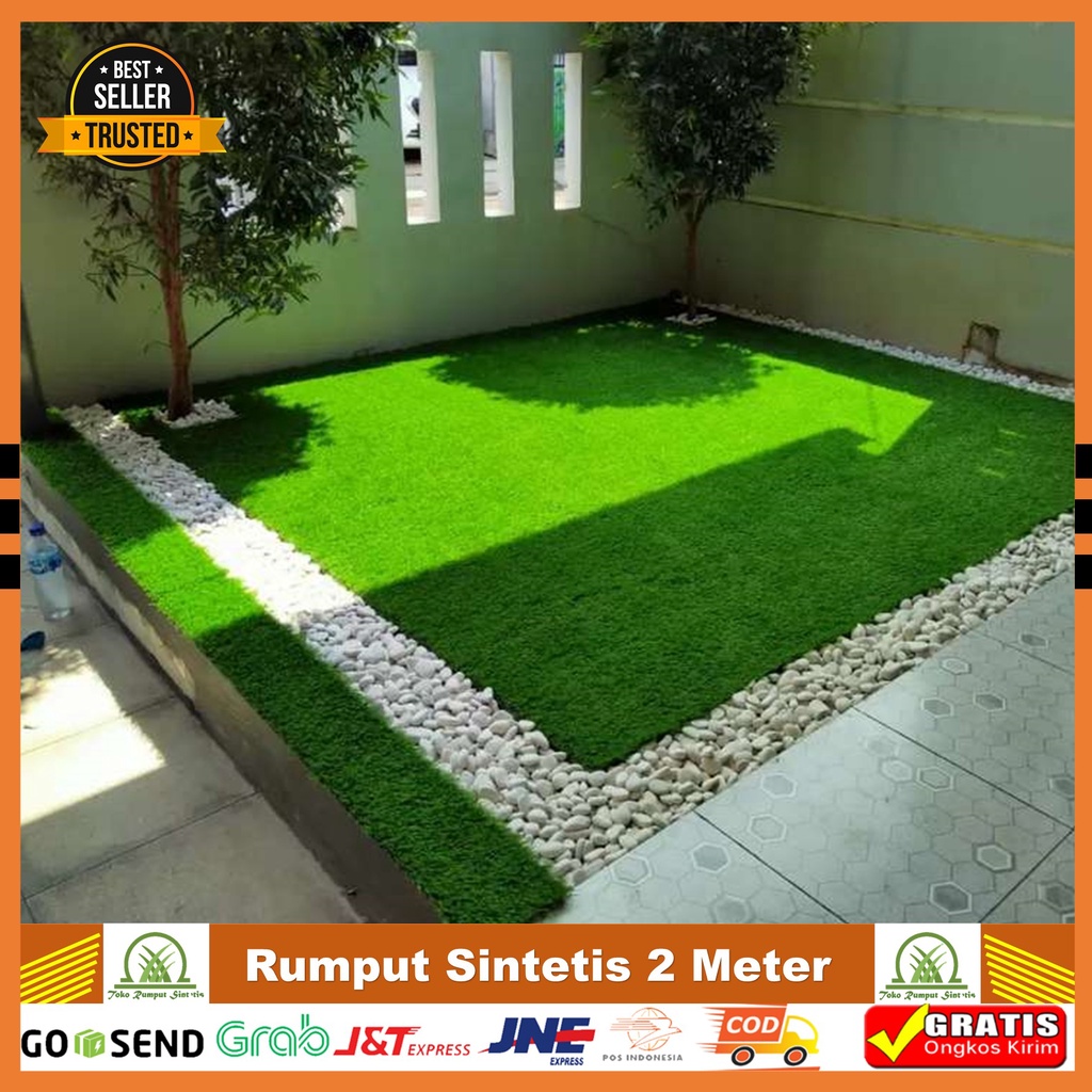 Karpet Rumput Sintetis Meteran Karpet Rumput Sintetis Murah 2 Meter Rumput Sintetis Swiss 3 Cm Murah