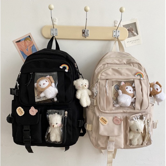 Tas Ransel Siswa Sekolah Menengah Atas berkapasitas besar Ins Tas Sekolah Jepang Wanita Korea Gadis Ransel / TAS RANSEL ANAK SEKOLAH FASHION IMPORT / tas sekolah anak laki-laki anak perempuan backpack sekolah anak SD SMP SMA / Tas Hadiah Anak