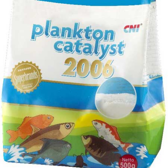 CNI PLANKTON CATALYST 2006 NUTRISI LENGKAP KOLAM DAN TAMBAK 500 GRAM / 0,5 KG ASLI ORIGINAL