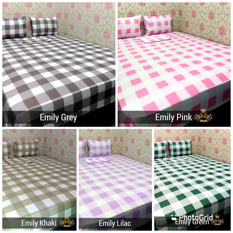 Sprei homemade !!! Sprei aesthetic korea katun sprei cantik sprei anak sprei home made sprei motif kotak