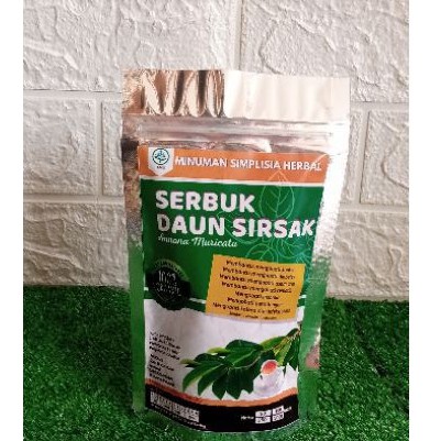 

simplisia Herbal Daun Sirsak Serbuk