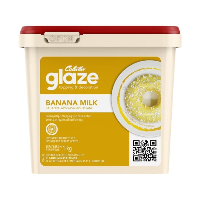 

Colatta Glaze Banana Milk Toping Rasa Pisang 1 Kg