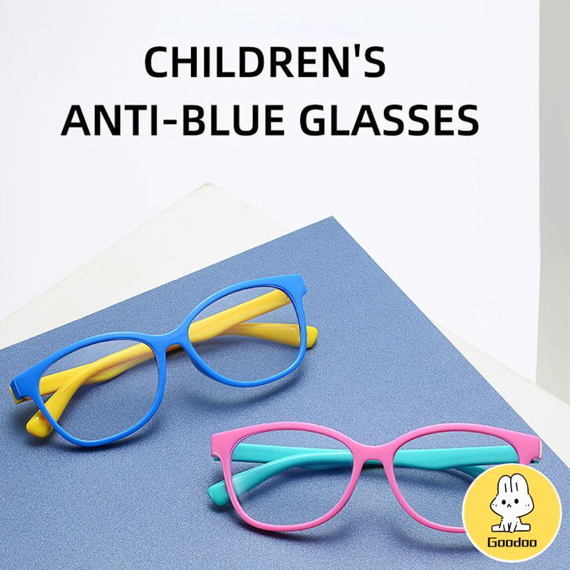 Kacamata Antiradiasi Sinar Blue Ray Anti Komputer TV Anak Wanita Pria  -Doo