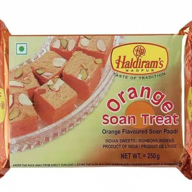 

Soan papdi orange