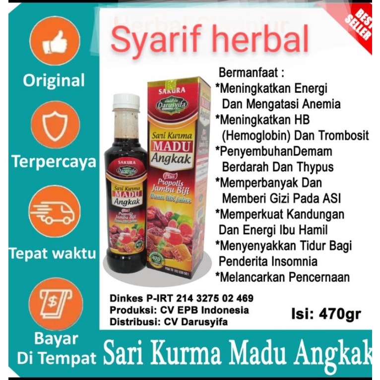 

Sari Kurma Madu Angkak