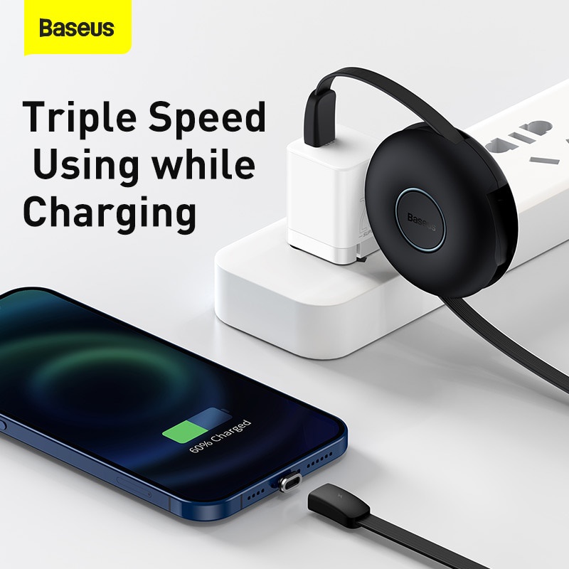 Baseus Kabel Data / Charger Micro Usb Tipe C 20W Fast Charging