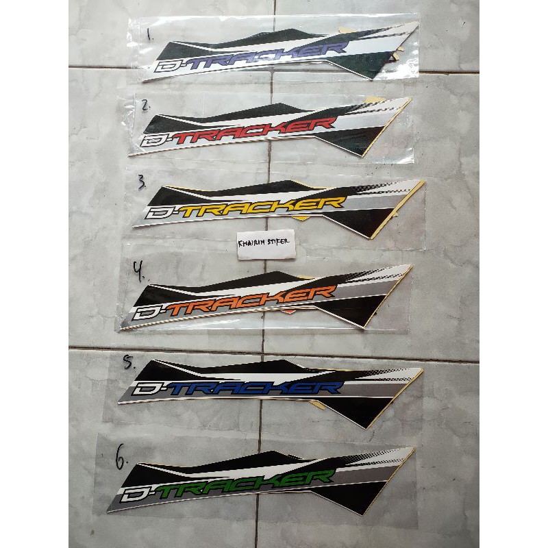 striping stiker D-Tracker d tracker