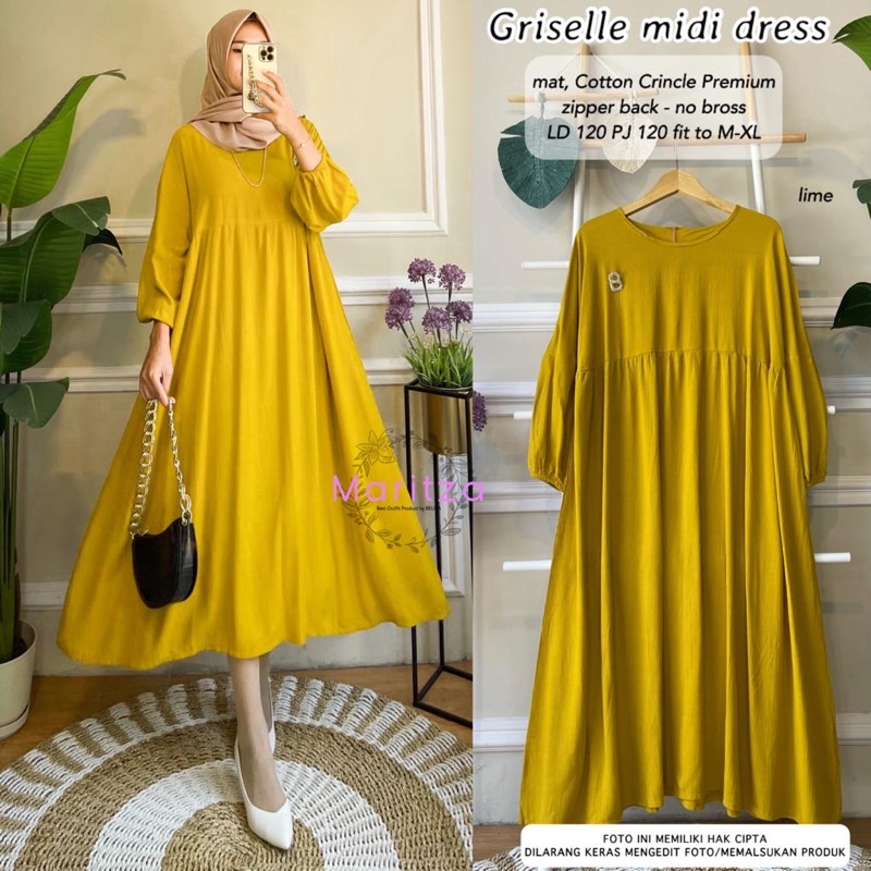 Midi Dress Polos Raline Midi Dress Original by Maritza