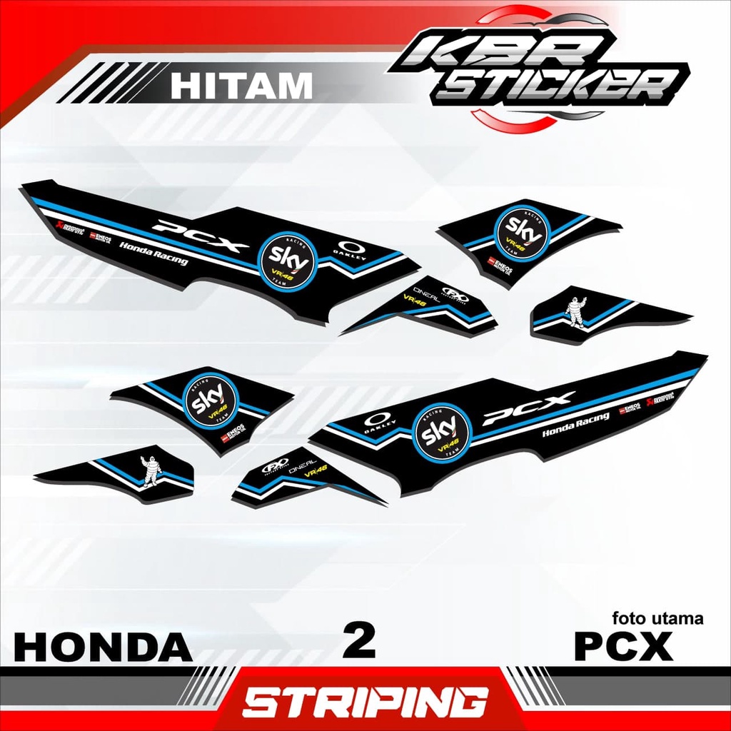 COD Sticker striping PCX Striping PCX Sticker variasi motor 02