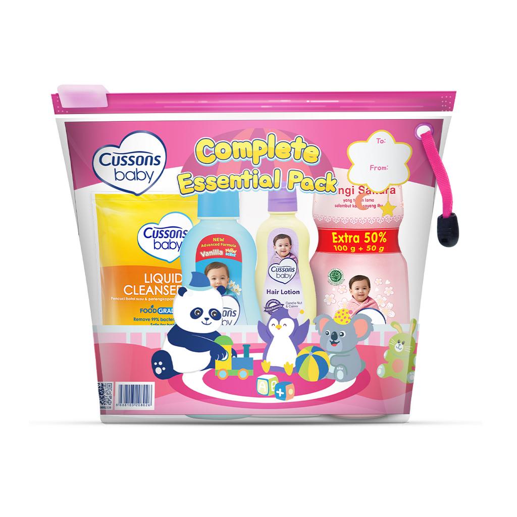 Cussons Baby Complete Essential Pack biru/pink