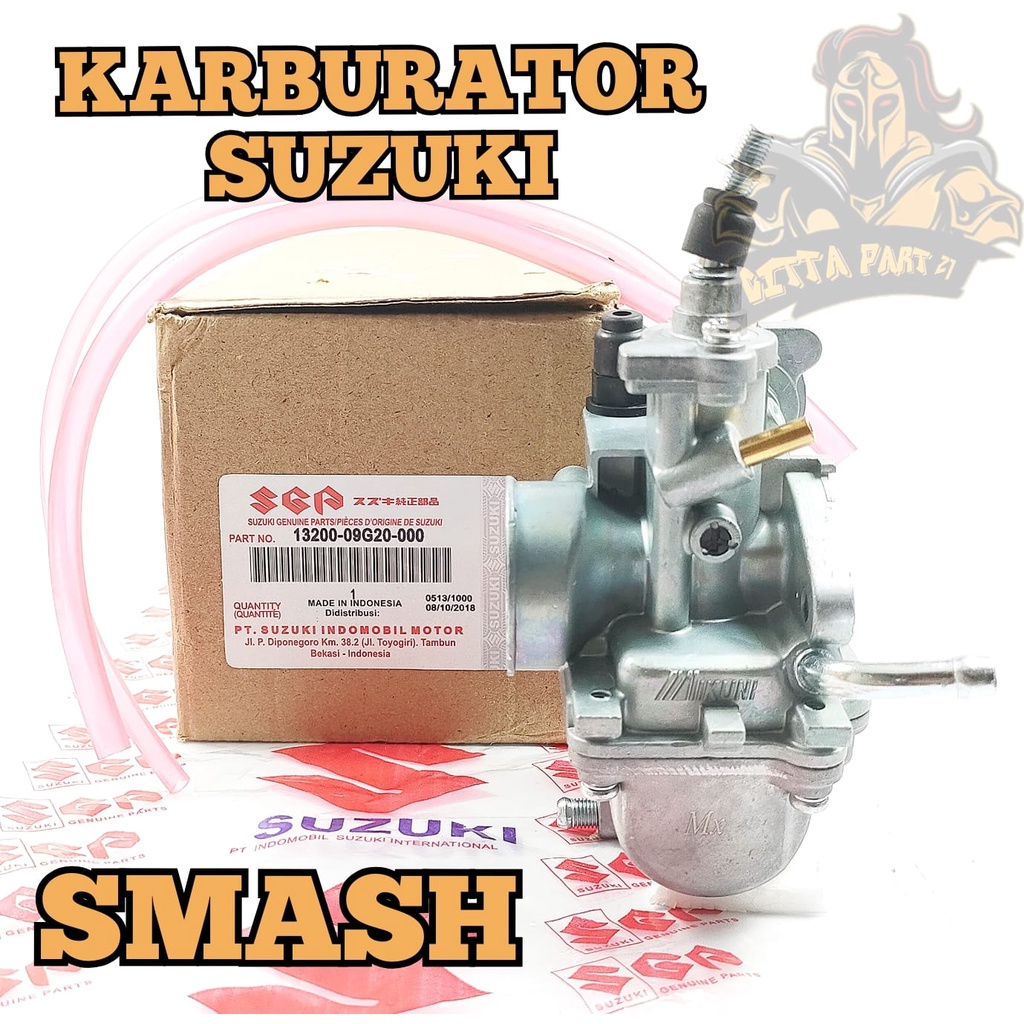 KARBURATOR CARBURATOR SUZUKI SMASH KUALITAS ORIGINAL SUZUKI IRIT TIDAK BANJIR DAN LANGSAM SMASH LAMA KARBU CARBU