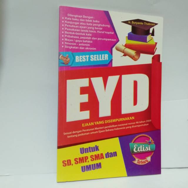 Buku EYD (Ejaan Yg Di Sempurnakan) Edisi Terbaru Untuk SD,SMP,SMA