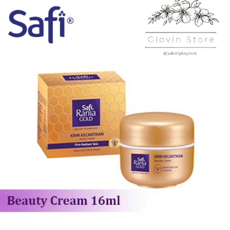 [Safi Malaysia] Safi Rania Gold Krim Kecantikan 16g (Krim Pencerah)