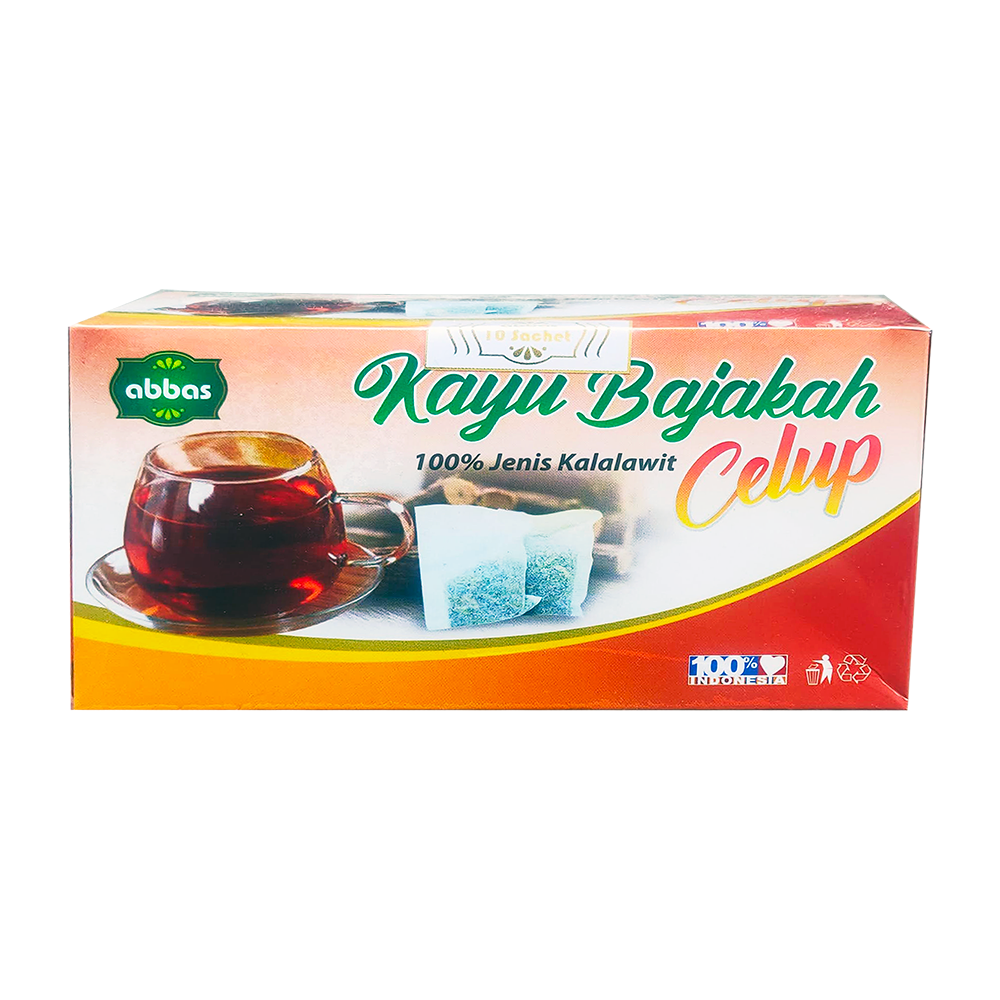 

Teh Celup Akar Kayu Bajakah Kalalawit Abbas isi 10 celup Asli Kalimantan
