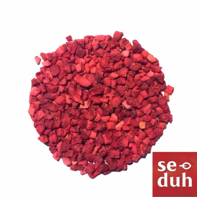 

Freeze dried Fruit Strawberry Dadu/ Snack Anak Stroberi kering 10 gram