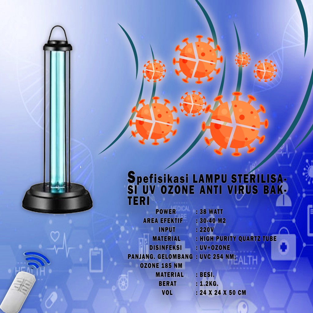 Nesco Lampu Sterilisasi UV Ozone Anti Virus dan Bakteri