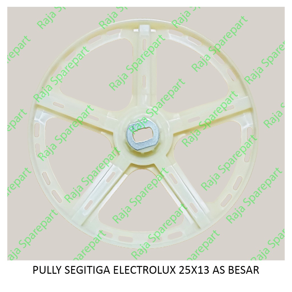 PSEB PULI MESIN CUCI / PULLEY SEGITIGA / PULLY SEGITIGA ELECTROLUX 25X13 AS BESAR