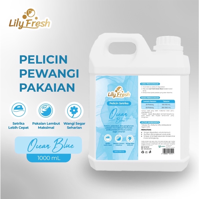 (NEW PRODUCT) LILY FRESH Pewangi Setrika Pakaian Pelicin Setrika laundry