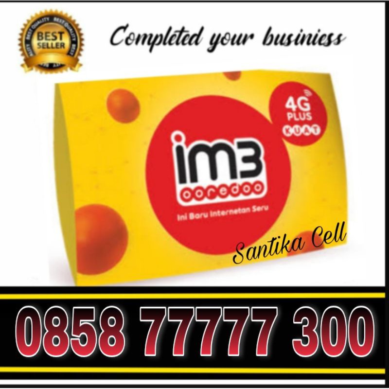 Nomor IM3 Cantik panca 77777-300 cocok buat CP Bisnis atau pribadi ka