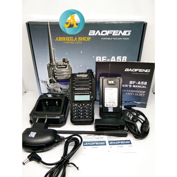 Promo ht baofeng A58 waterprof dual band