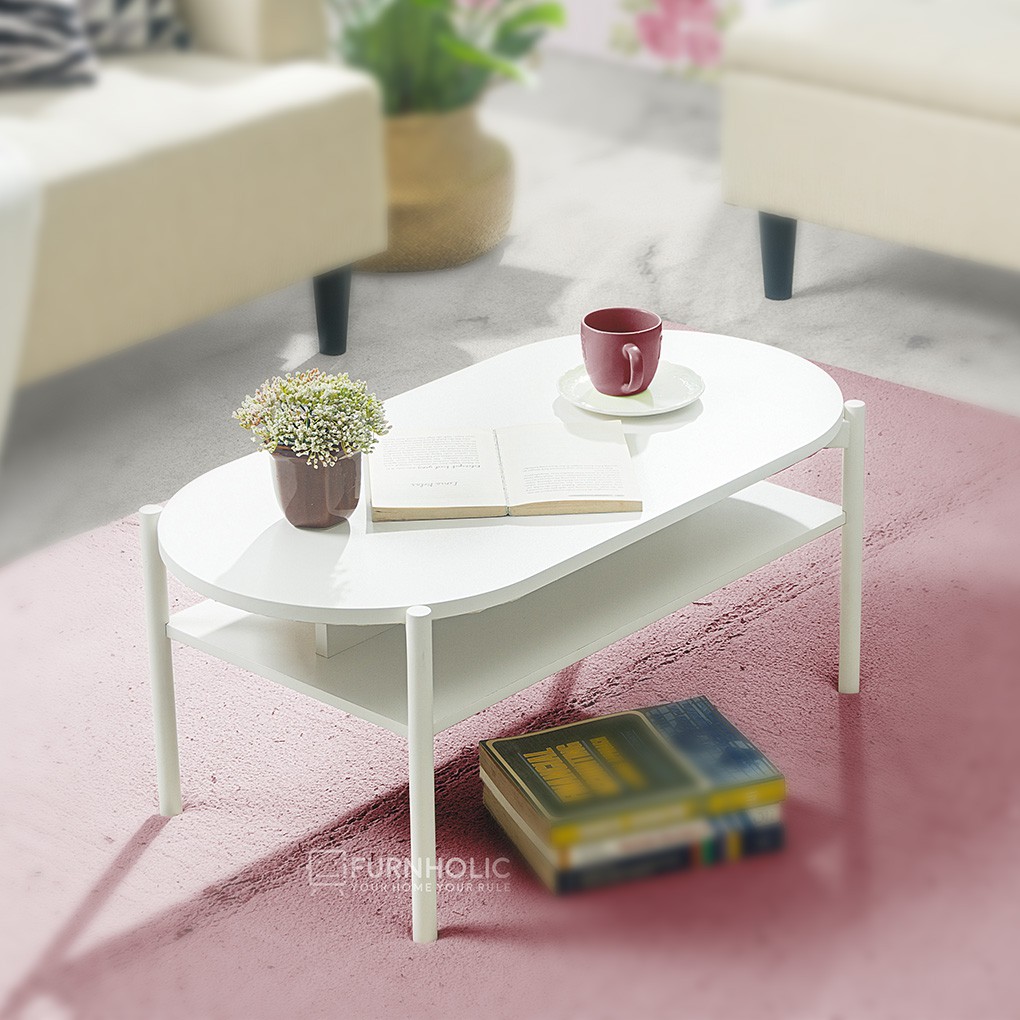 Ifurnholic Maja Coffee Table Meja Ruang Tamu Minimalis Furniture Shopee Indonesia