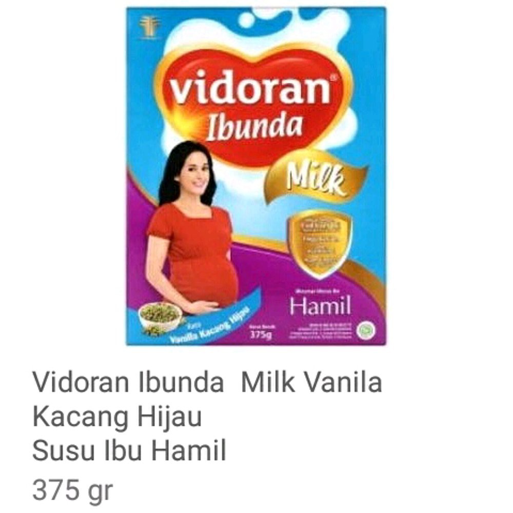 Jual vidoran bunda susu ibu hamil rasa vanilla kacang hijau 375 gram Diskon