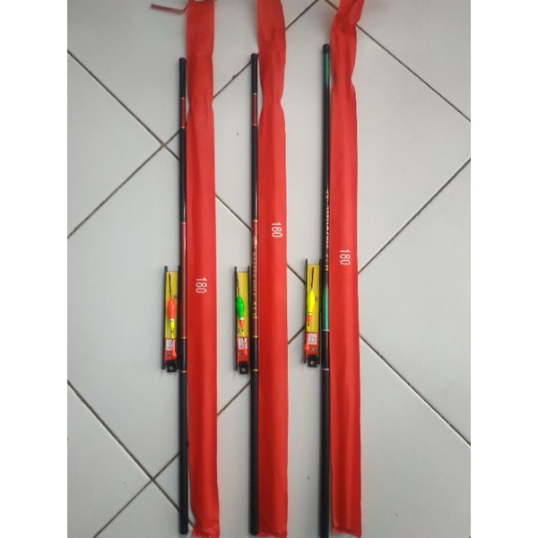 Joran Tegek 1 Set China Fishing Rod Carbon Tegek Panjang 1.8M-5.4MPole Fishing