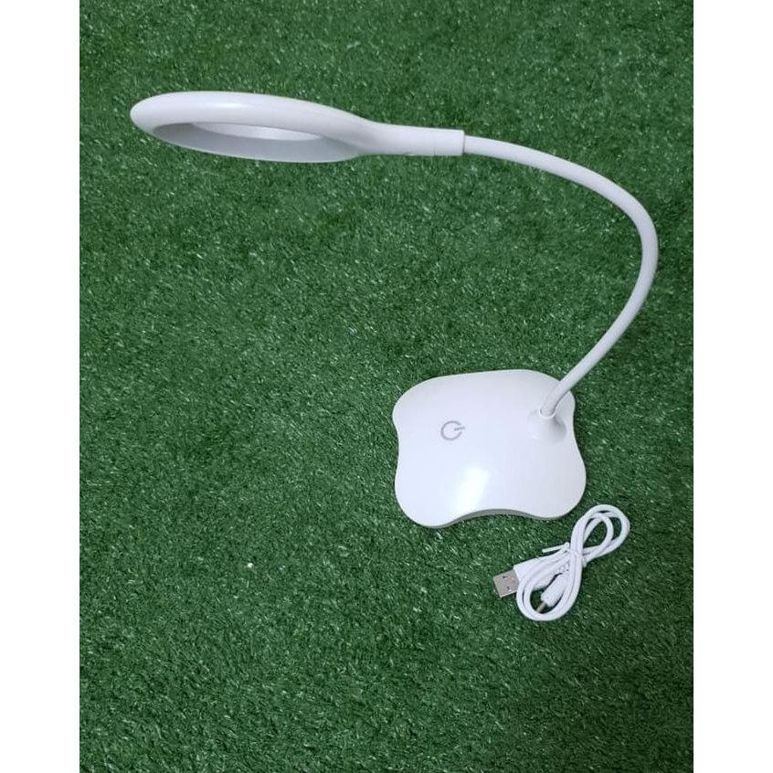 Lampu LED meja belajar / lampu baca / desk lamp listrik baterai
