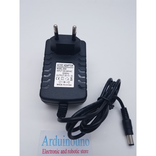 Adaptor US Plug 5V 3A AC/DC Power Suply for arduino