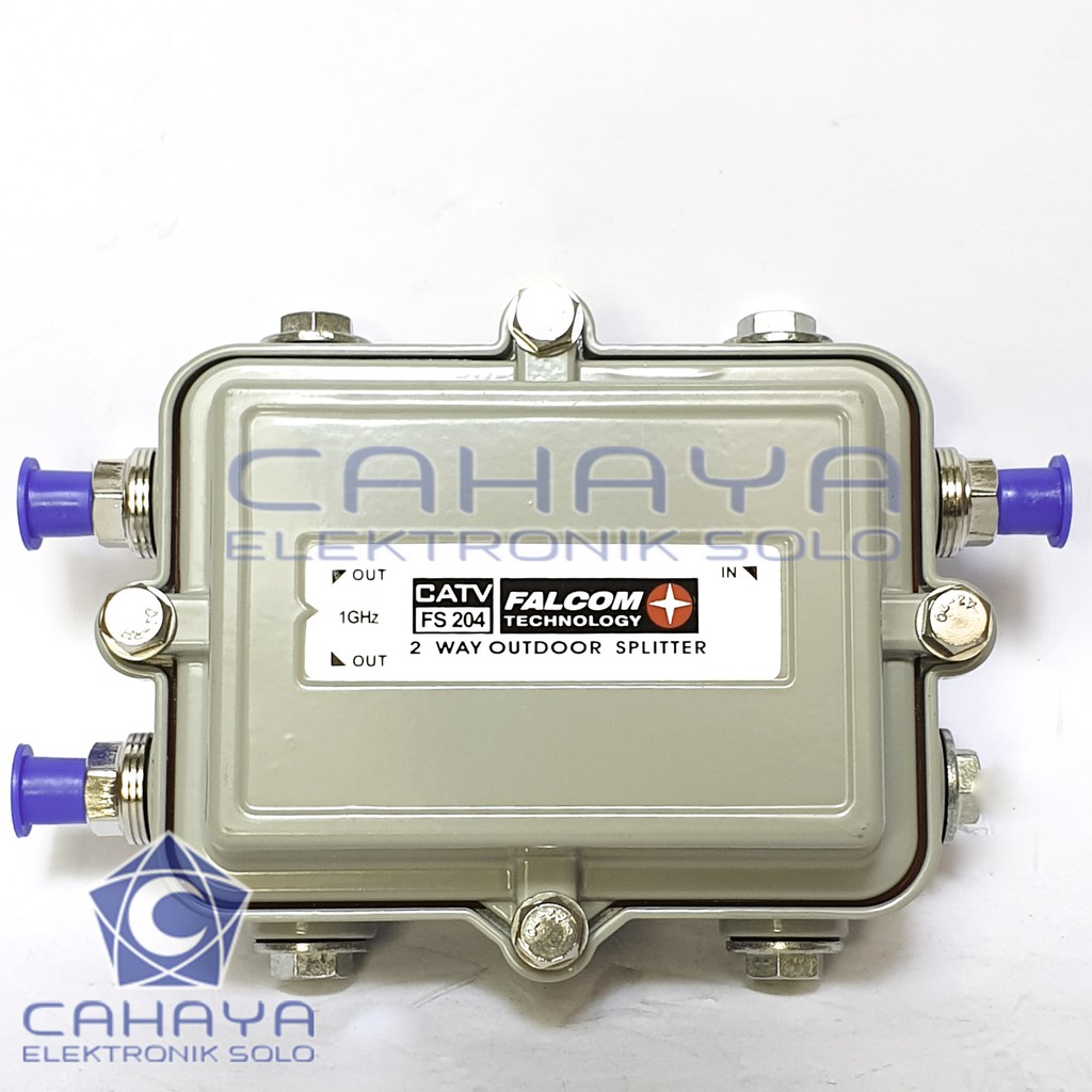 Splitter 2 way Outdoor Falcom FS 204 MATV Booster Modulator Kabel TV
