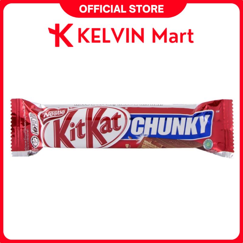 

Nestle Kit Kat Wafer Coklat Chunky Kitkat pck 38g | KELVIN Mart