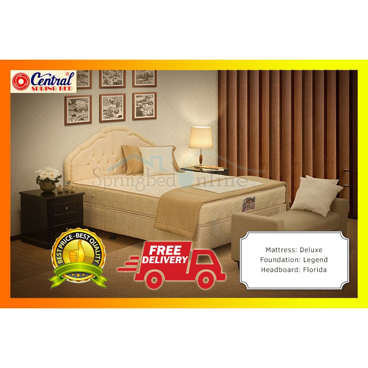 Matras Central Springbed Deluxe 160x200 - Kasur Saja 160 X 200 Harga Pabrik