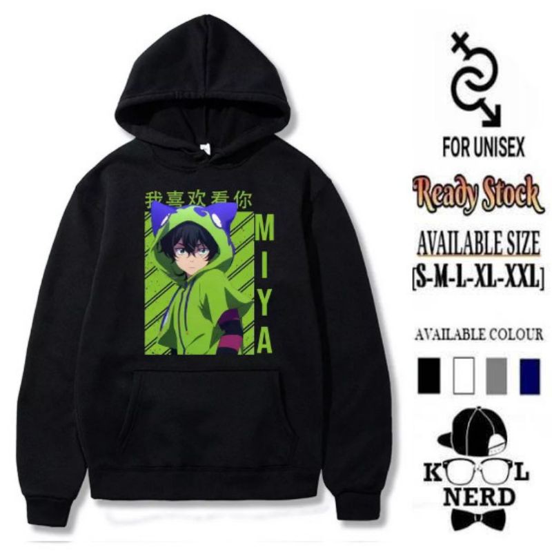 HOODIE JUMPER ANIME SK8 THE INFINITY MIYA CHINEN KARAKTER ~ READY SIZE S-XXL