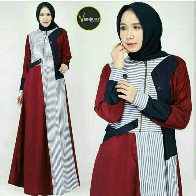 Baju gamis abidah dress-2